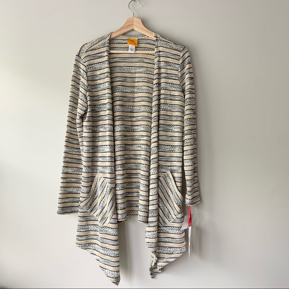 Ruby Rd. Striped Cardigan